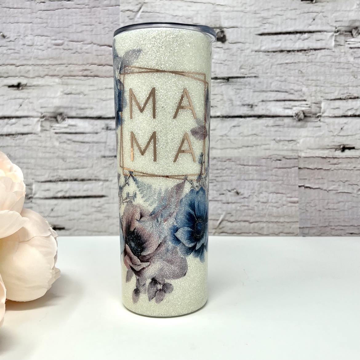 Dont Mess With Mamasaurus Glitter Tumbler Distressed Tumbler 