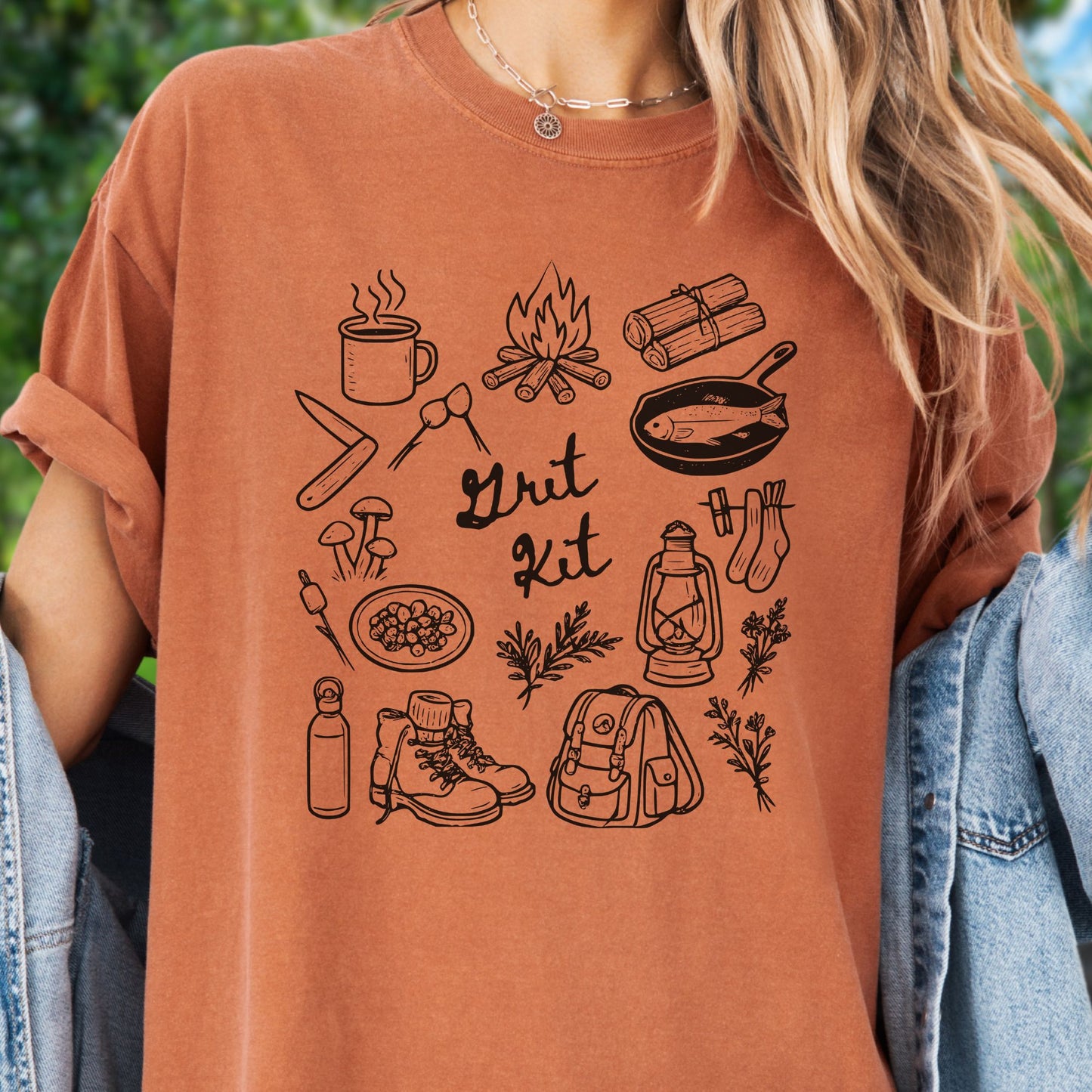 T-shirt pour enseignant - Mots empilés TE020