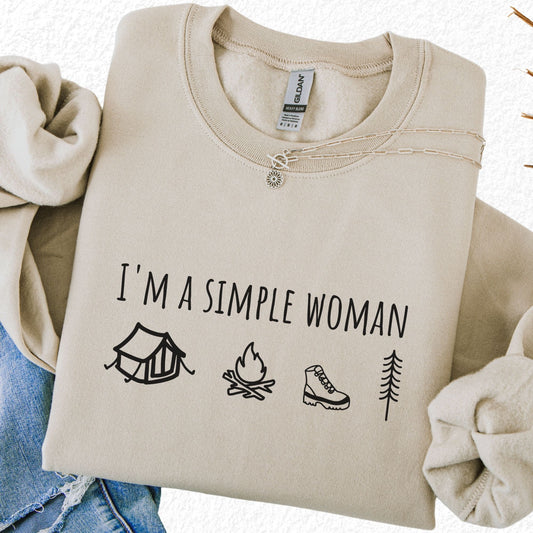 I'm A Simple Woman Sweatshirt