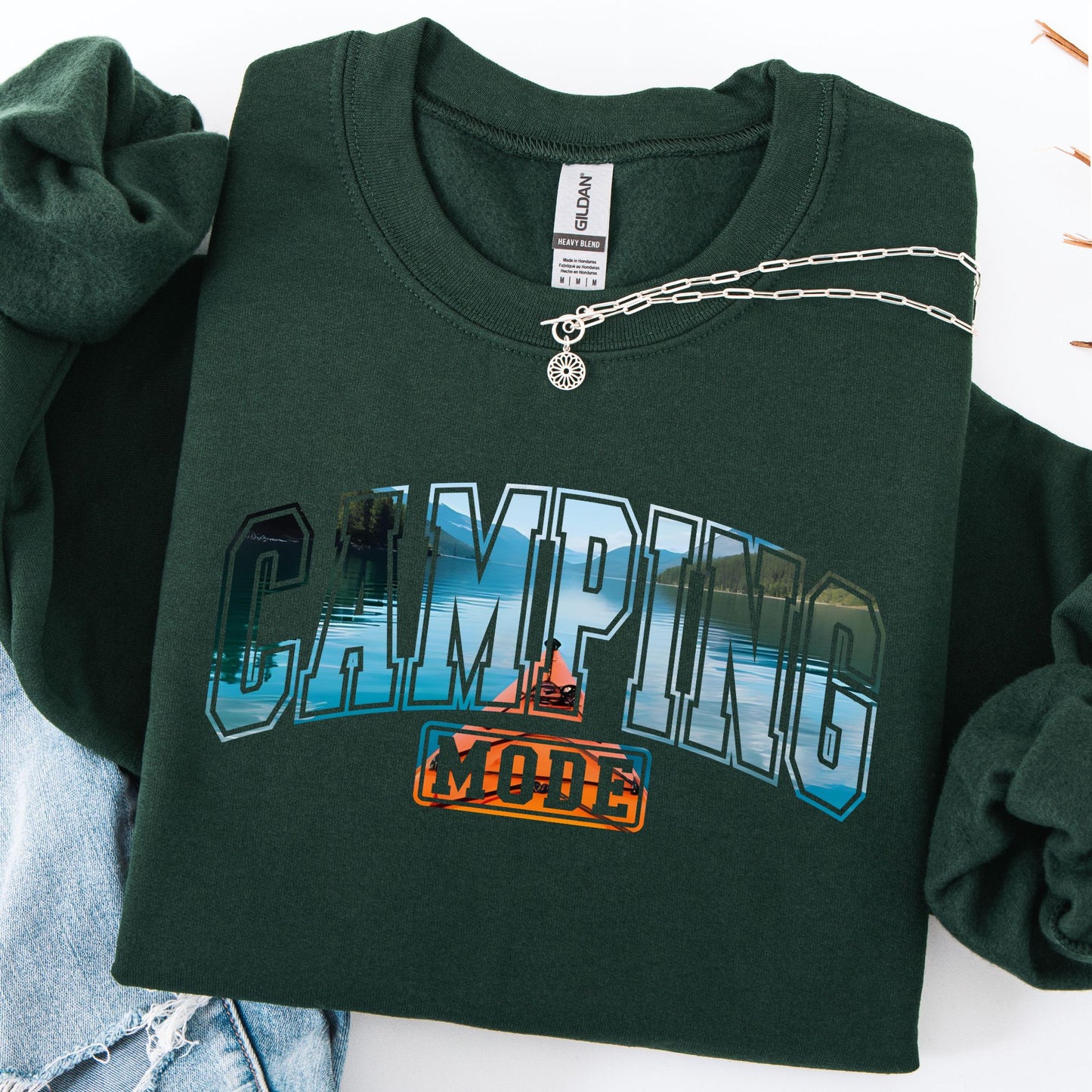Camping Mode Kayak Sweatshirt
