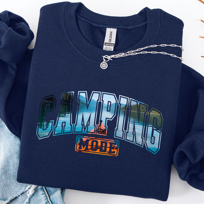 Camping Mode Kayak Sweatshirt