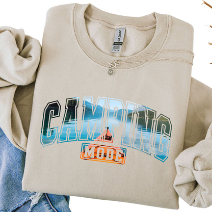 Camping Mode Kayak Sweatshirt