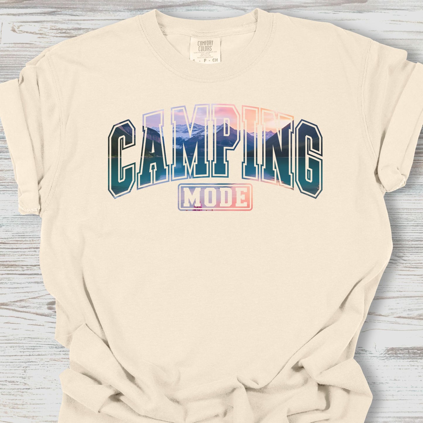 Camping Mode Sunset Tee