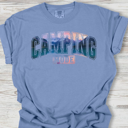 Camping Mode Sunset Tee