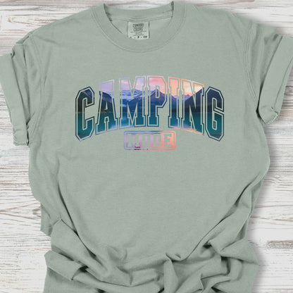 Camping Mode Sunset Tee