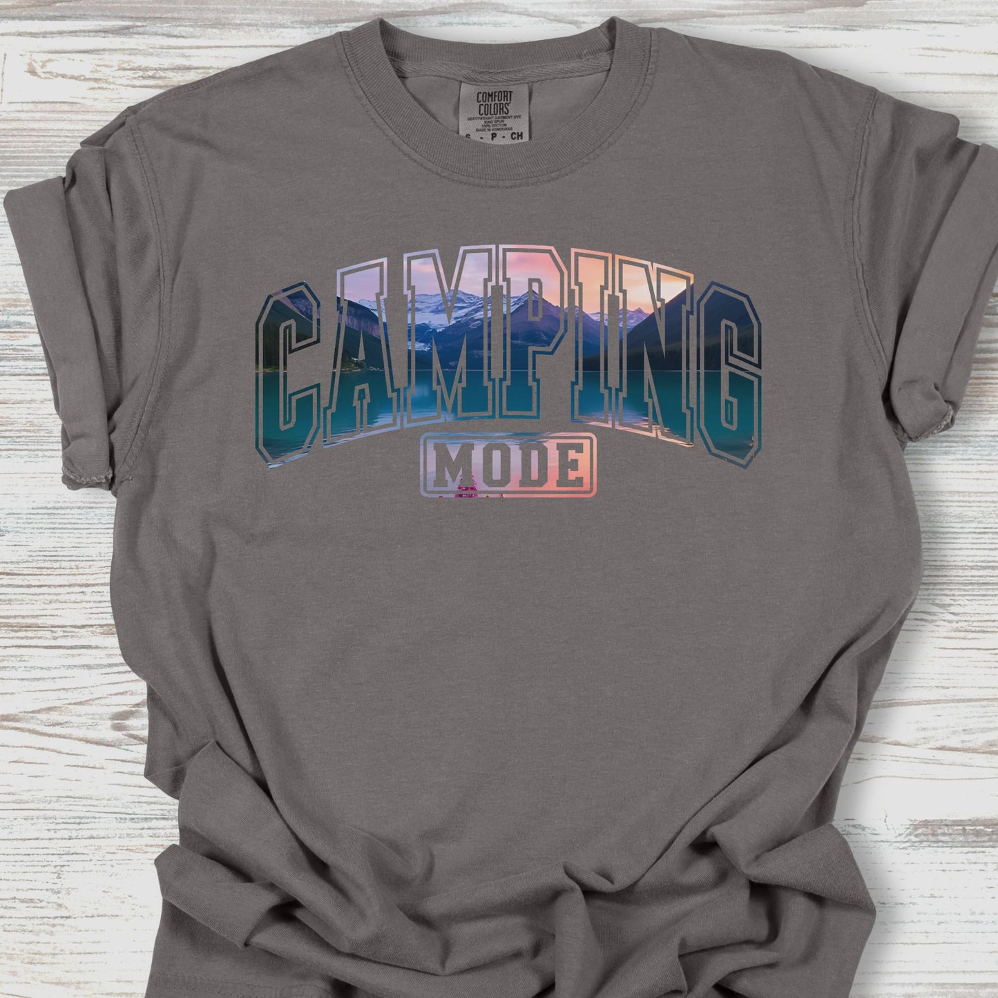 Camping Mode Sunset Tee