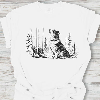 Australian Shepherd Hiking Tee