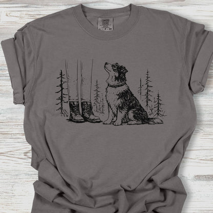 Australian Shepherd Hiking Tee