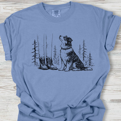 Australian Shepherd Hiking Tee