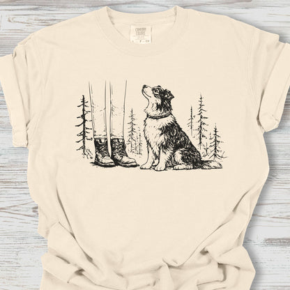 Australian Shepherd Hiking Tee