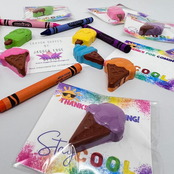 Ice Cream Crayon Shapes - Loot Bag Fillers