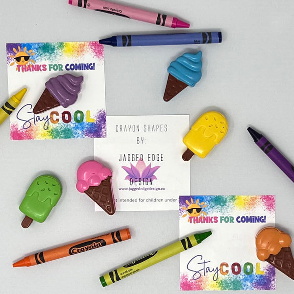 Ice Cream Crayon Shapes - Loot Bag Fillers