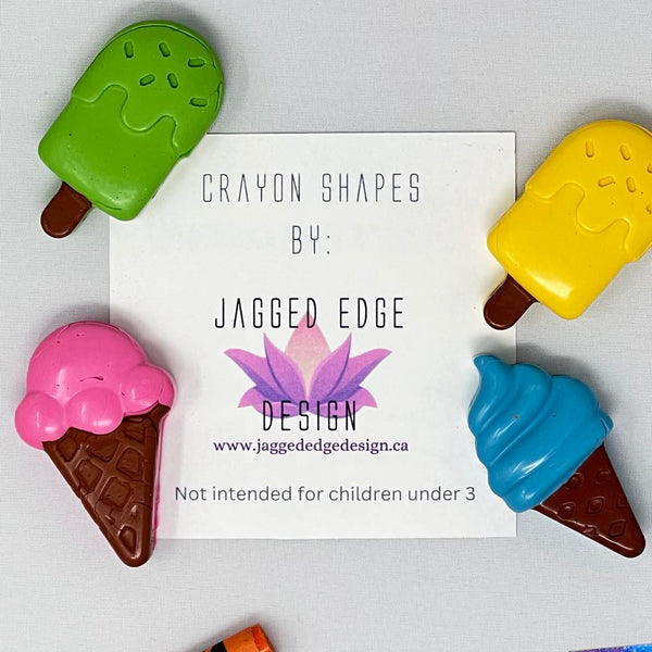 Ice Cream Crayon Shapes - Loot Bag Fillers