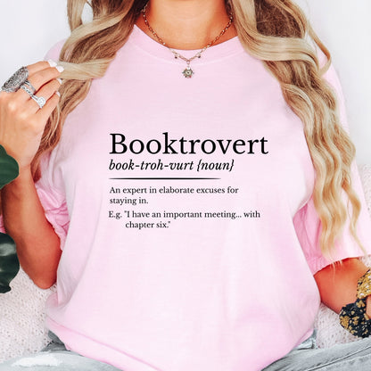 Booktrovert Definition T-Shirt, BO004