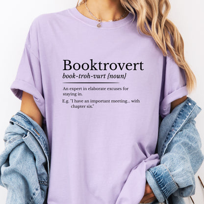 Booktrovert Definition T-Shirt, BO004