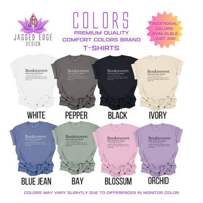 Booktrovert Definition Shirt T-Shirt BO006