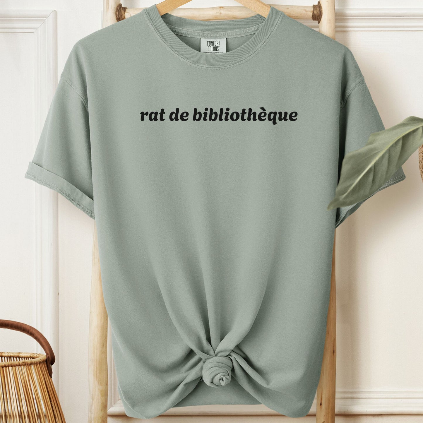 Rat De Bibliotheque - Book Lover Shirt  BO012
