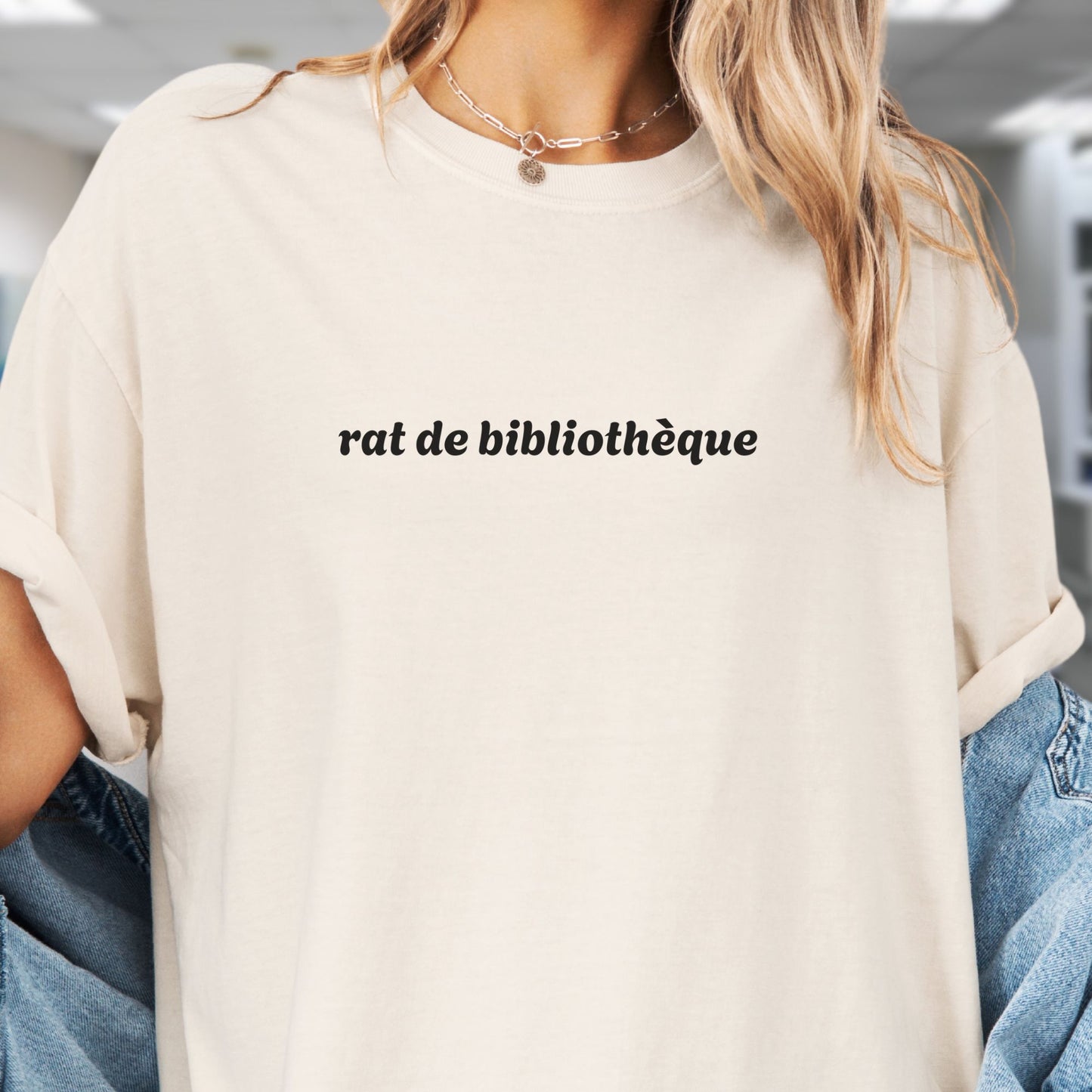 Rat De Bibliotheque - Book Lover Shirt  BO012