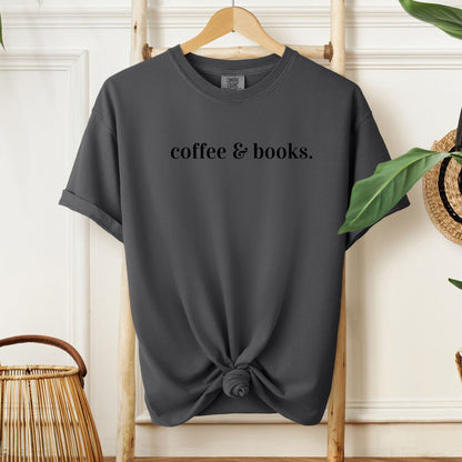 Coffee & Books, Book Lover T-Shirt BO013