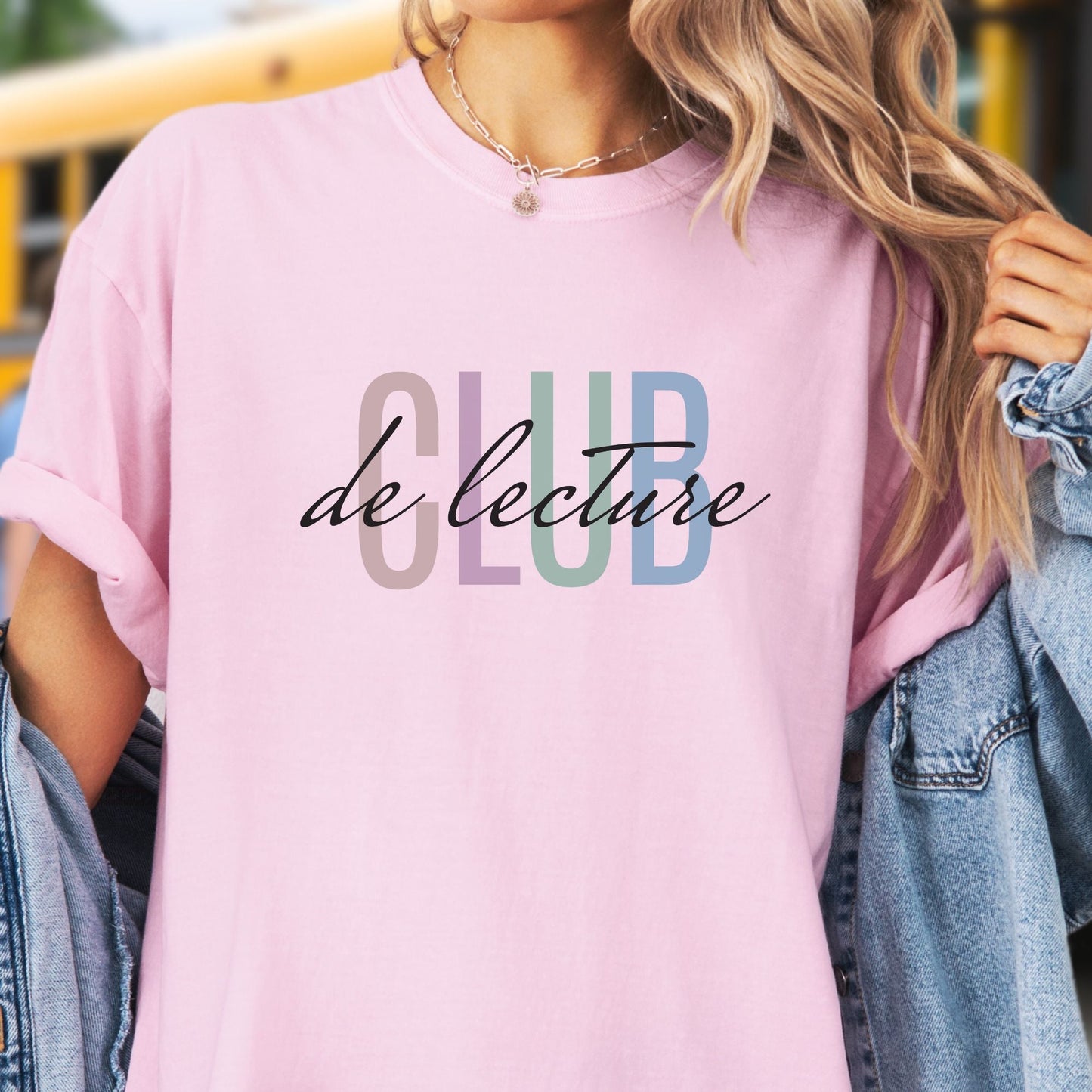Pastel Club de lecture - Book Lover Shirt  BO015