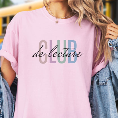 Pastel Club de lecture - Book Lover Shirt  BO015