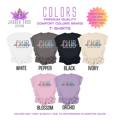 Pastel Club de lecture - Book Lover Shirt  BO015