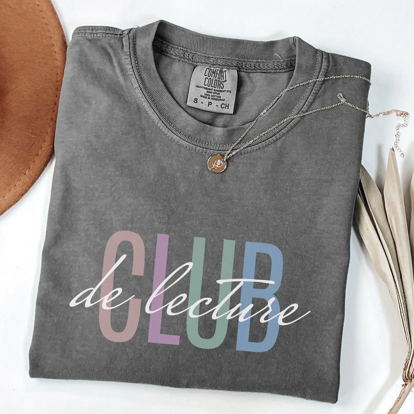 Pastel Club de lecture - Book Lover Shirt  BO015