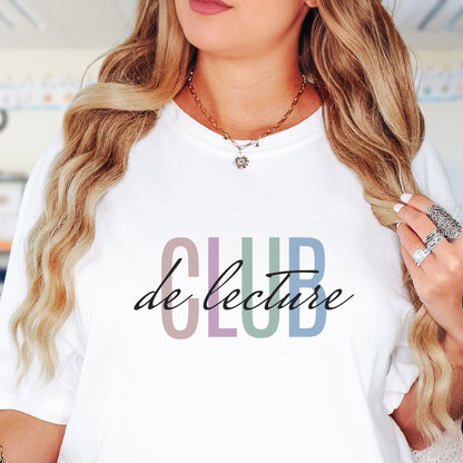 Pastel Club de lecture - Book Lover Shirt  BO015