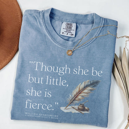 Dark Academia T-shirt, Shakespeare Though She Be Little, BO020