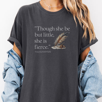Dark Academia T-shirt, Shakespeare Though She Be Little, BO020