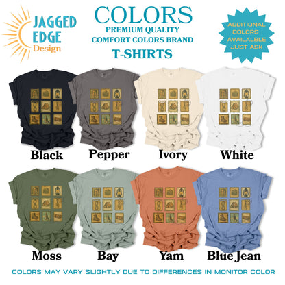 T-shirt pour enseignant - Mots empilés TE020