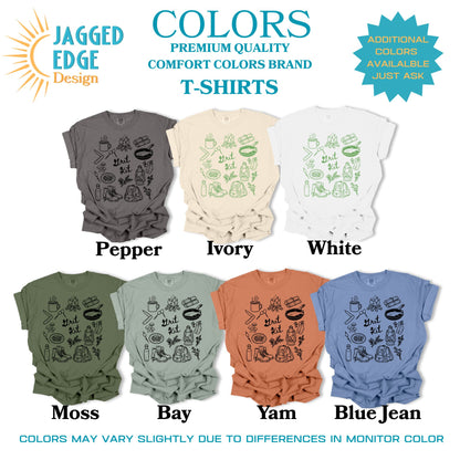 T-shirt pour enseignant - Mots empilés TE020