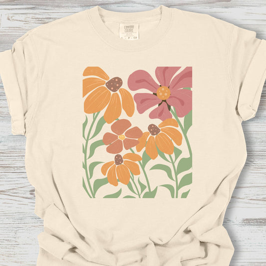 Retro Wildflowers T-Shirt