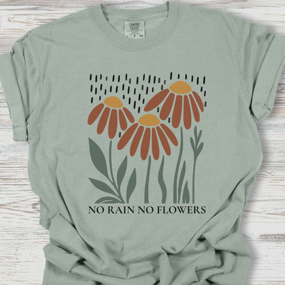 No Rain No Flowers Red T-Shirt