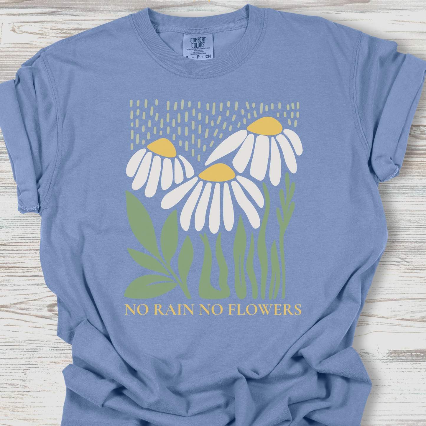 No Rain No Flowers White T-Shirt