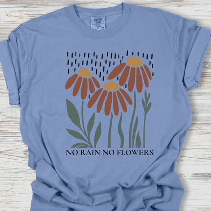 No Rain No Flowers Red T-Shirt