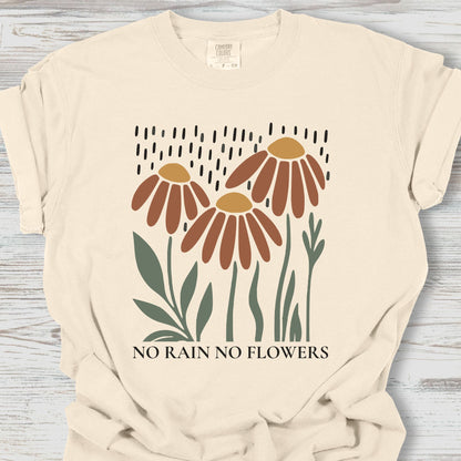 No Rain No Flowers Red T-Shirt