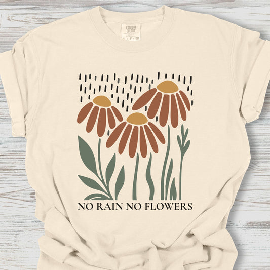 No Rain No Flowers Red T-Shirt