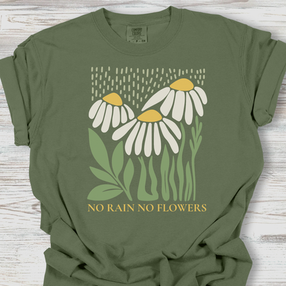 No Rain No Flowers White T-Shirt