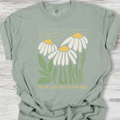 No Rain No Flowers White T-Shirt
