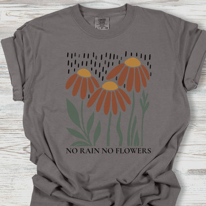 No Rain No Flowers Red T-Shirt