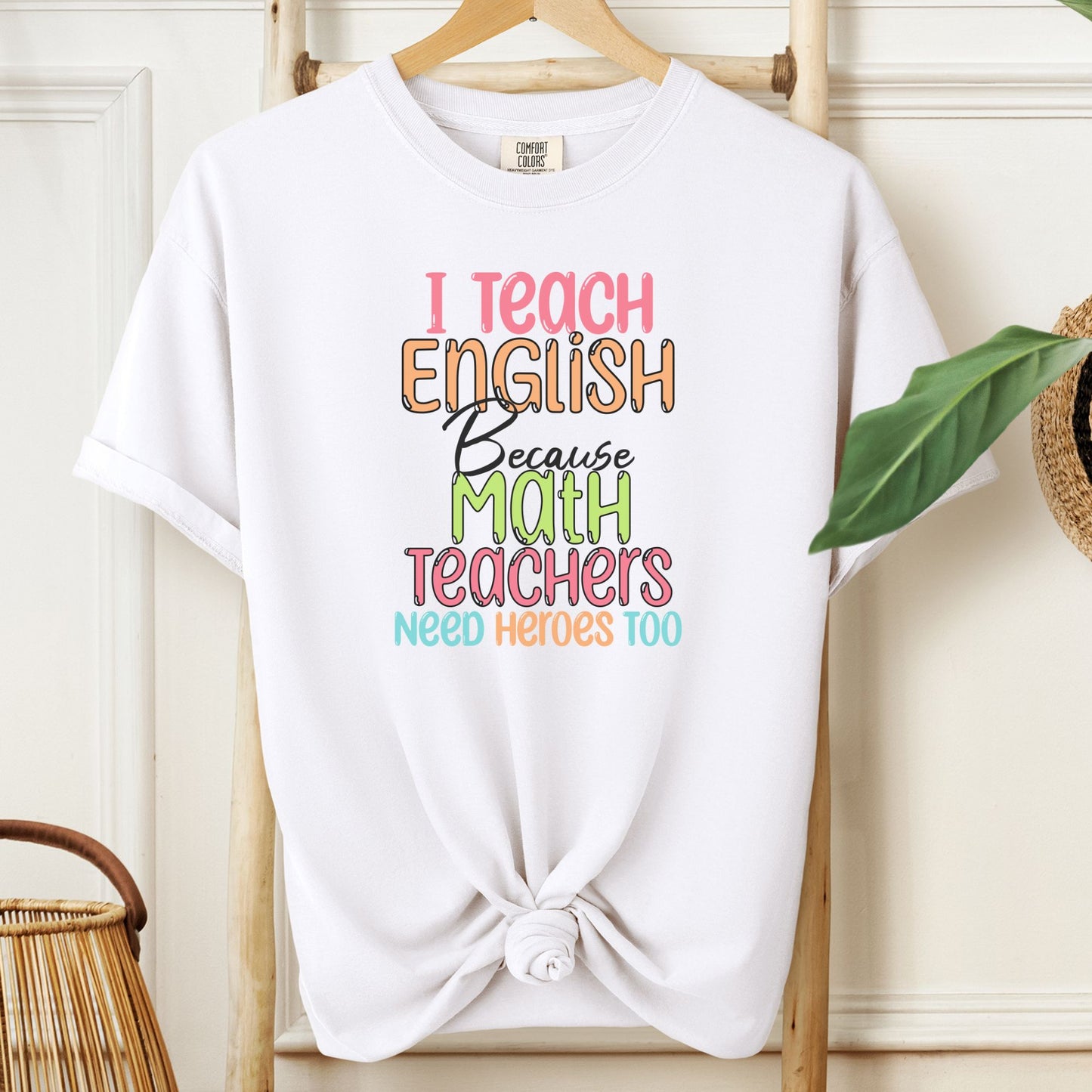 English and Grammar Teacher T-Shirt, English Heroes, ET003