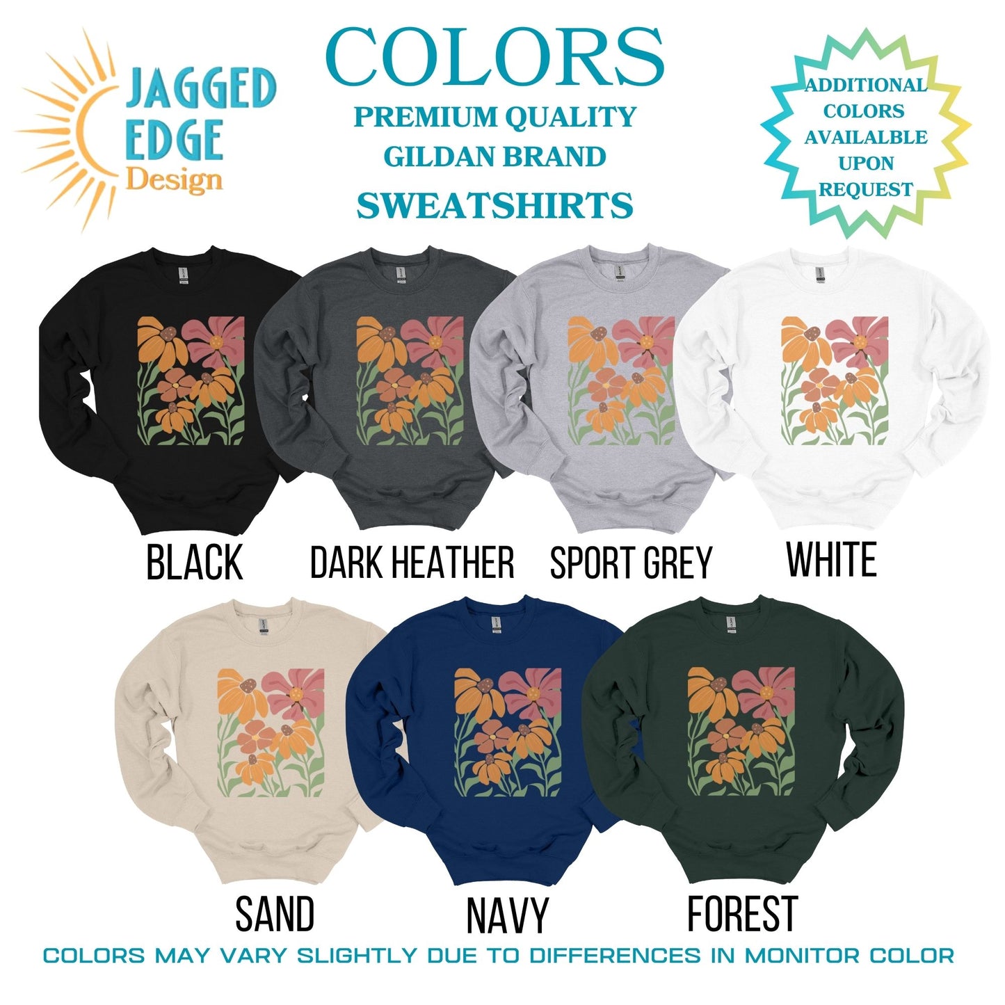 Retro Wildflowers Sweatshirt