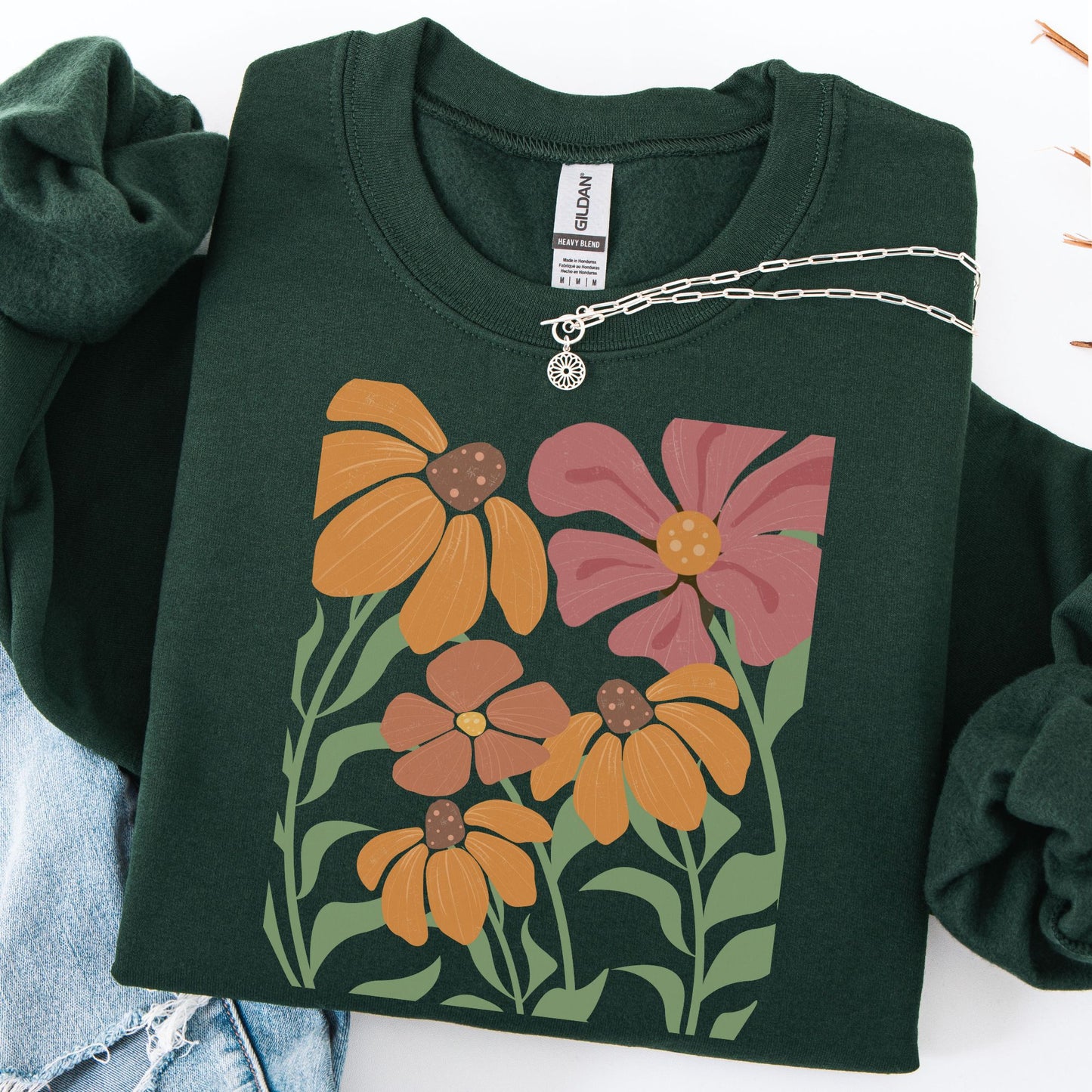 Retro Wildflowers Sweatshirt