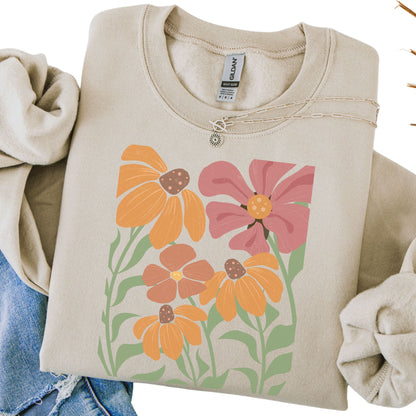 Retro Wildflowers Sweatshirt