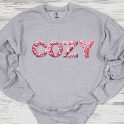 Cozy Faux Knit Sweatshirt