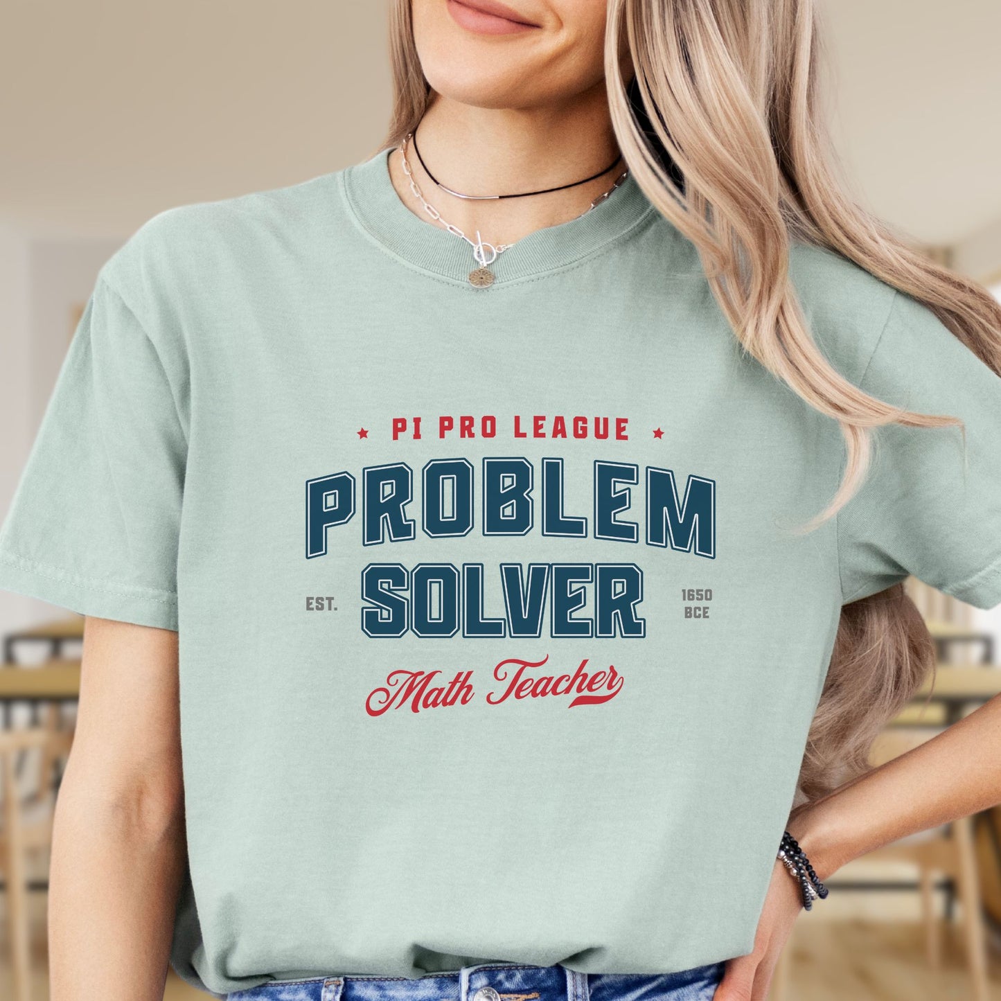 Funny Math Teacher T-Shirt - Problem Solver, MT007