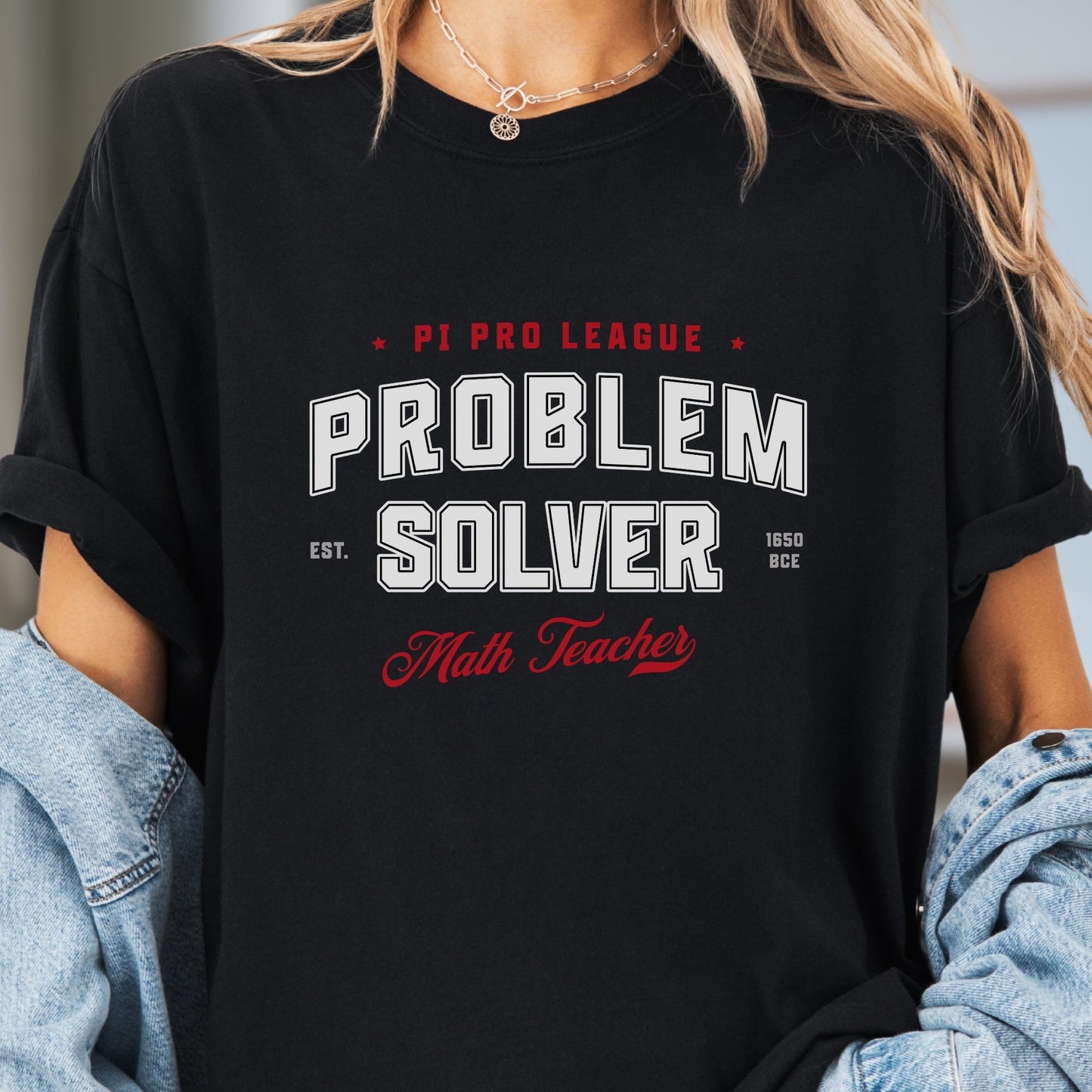 Funny Math Teacher T-Shirt - Problem Solver, MT007