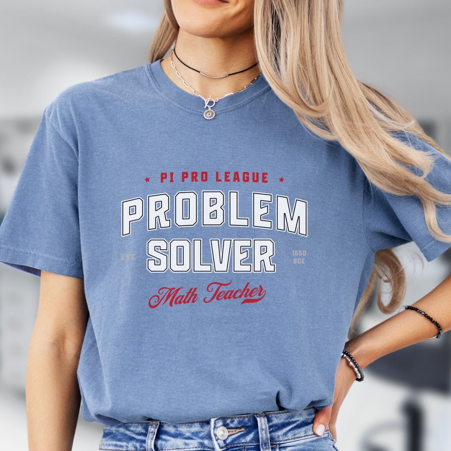 Funny Math Teacher T-Shirt - Problem Solver, MT007