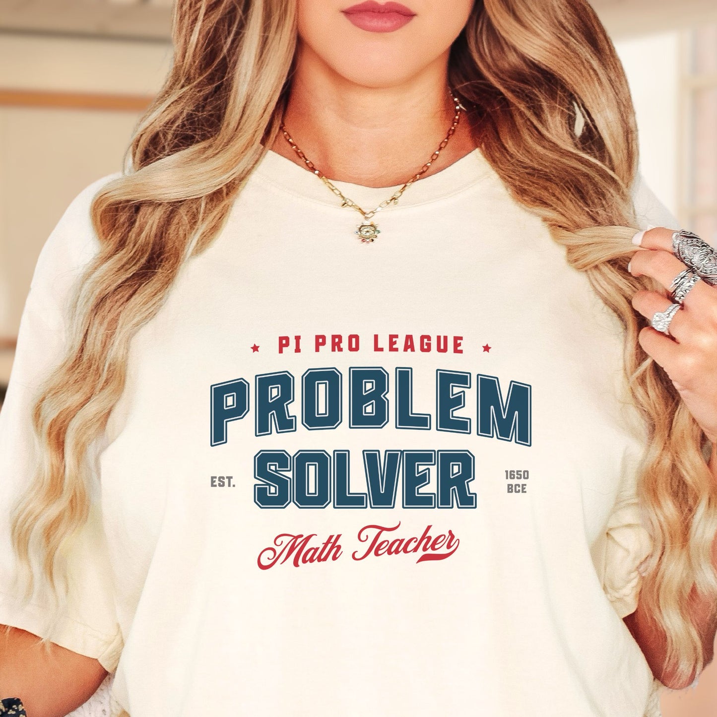 Funny Math Teacher T-Shirt - Problem Solver, MT007